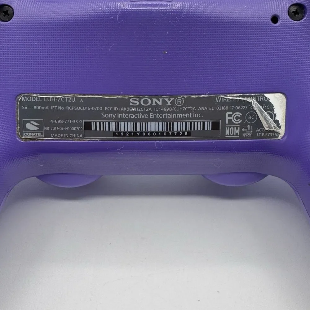 Sony PS4 DualShock 4 Wireless Controller Galactic Purple CUH-ZCT2U Tested